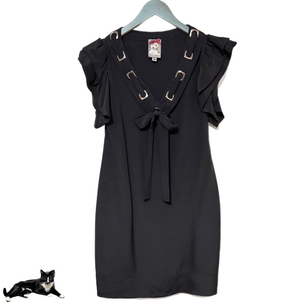 Anthropologie Yoana Baraschi | Silk Ruffled Sleeve with Bow
